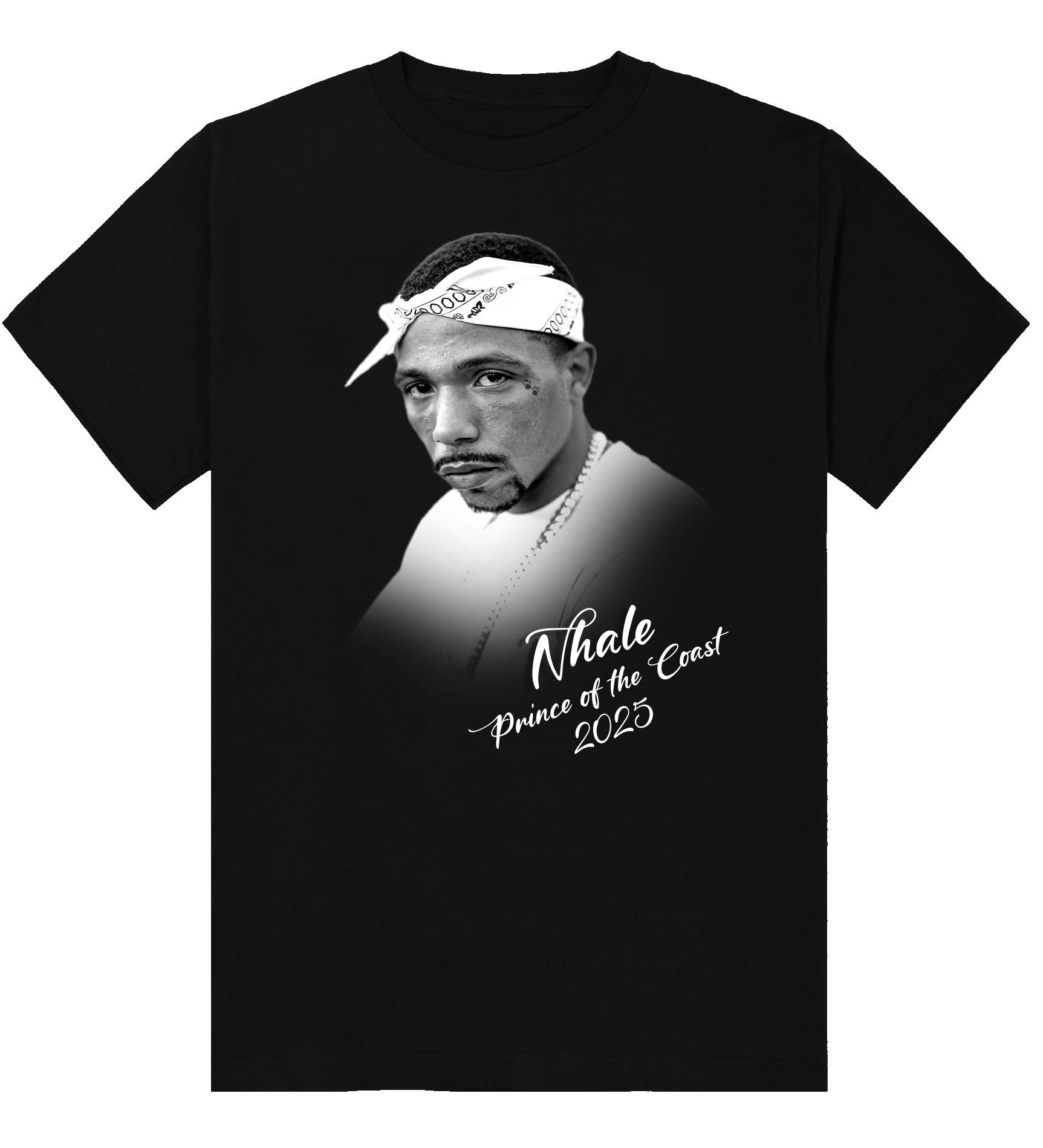 Nhale Portrait T-Shirt - Black